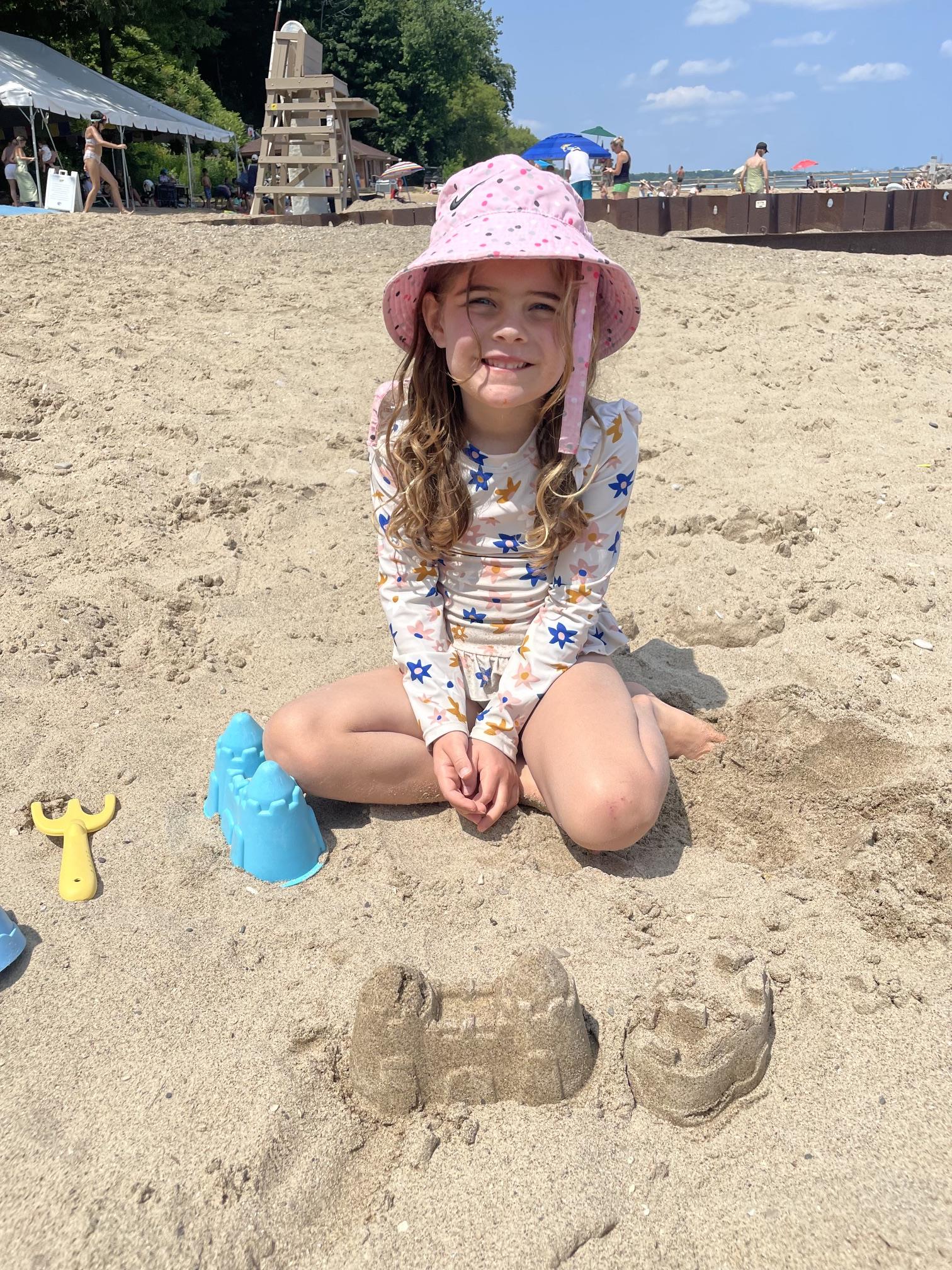 girl on beach